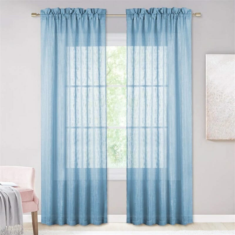 living room sheer curtains