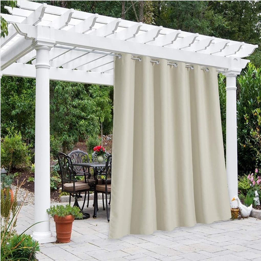 hanging patio outdoor curtain