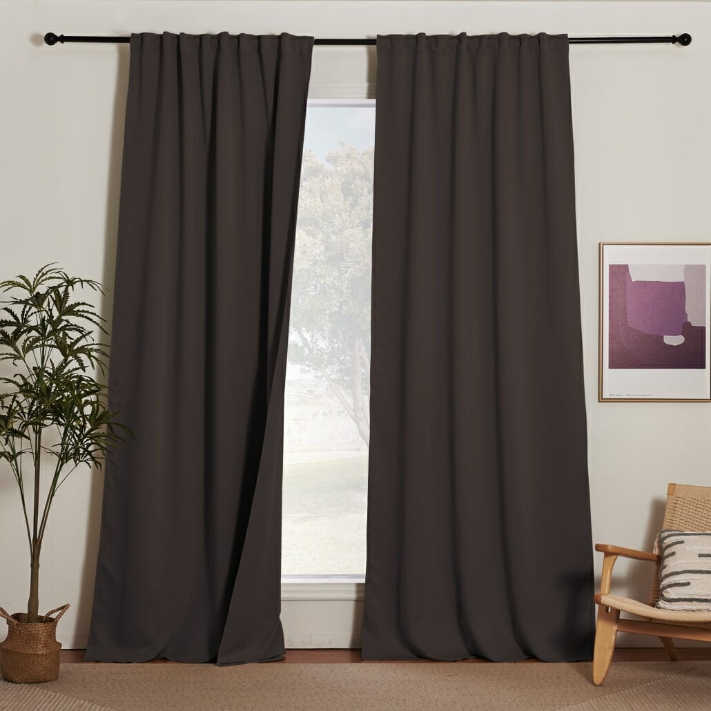 home office blackout curtains