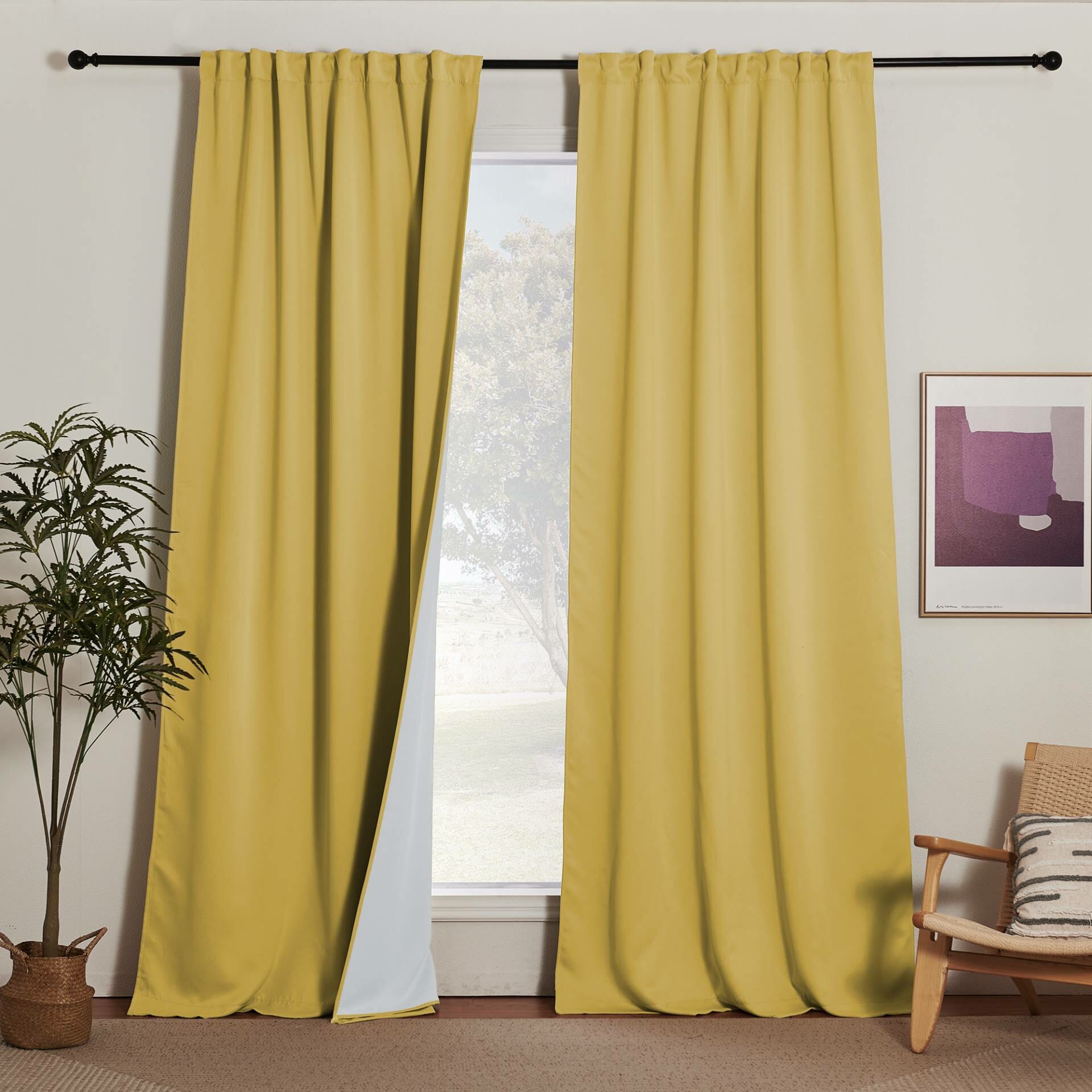 nicetown thermal insulated blackout curtains