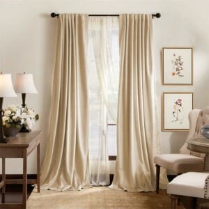 Custom 4 Layers 100% Blackout Anti-Dust Soundproof & Thermal Insulated  Curtains