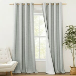 Custom Cronin Linen Blend Blackout Curtain
