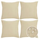 Waterproof Outdoor Canvas Pillow Covers Set of 4