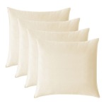 Luxury Warm Soft Velvet Pillow Cover For Couch Bedroom 4 Pcs