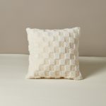 Checkerboard Baron Faux Fur Pillow